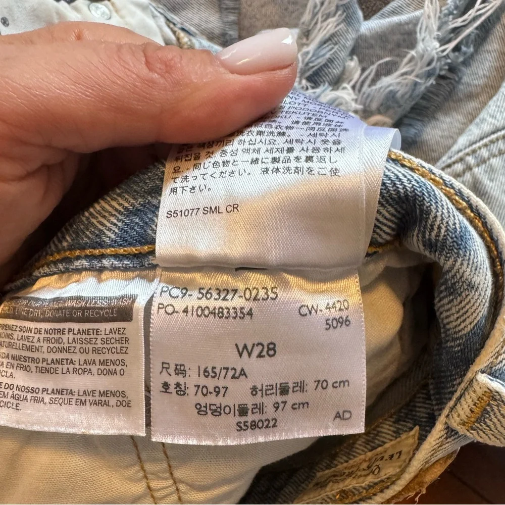 Levi’s 501 denim cutoff-free people - Picture 4 of 5